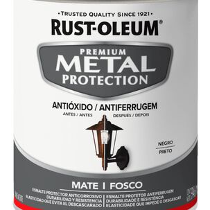 Esmalte Anticorrosivo Metal 946ml Negro Mate Rust Oleum